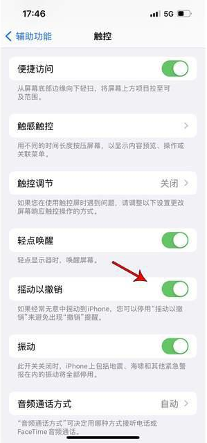 祁县苹果手机维修分享iPhone手机如何设置摇一摇删除文字 